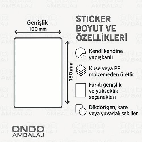 Sticker Etiket Üretimi